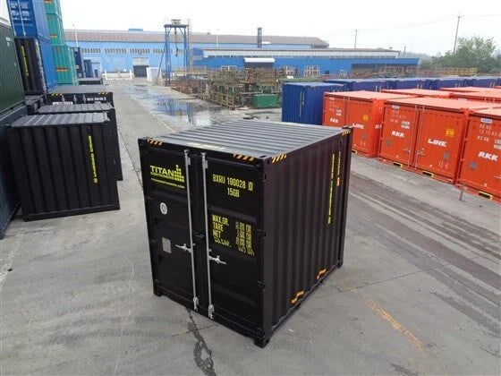 Contenedor marino negro High Cube de 10 pies - Nuevo - Imagen 2