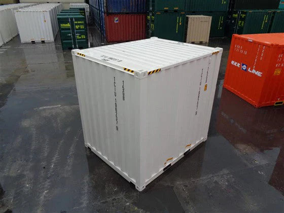 Contenedor marítimo blanco de 10 pies de alto cubo - nuevo - Imagen 2