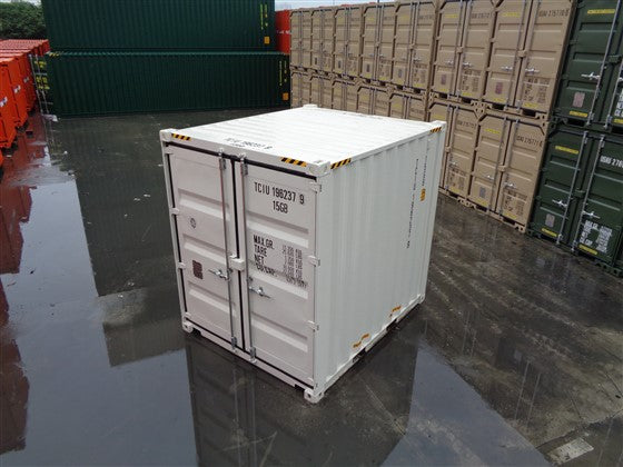 Contenedor marítimo blanco de 10 pies de alto cubo - nuevo - Imagen 3
